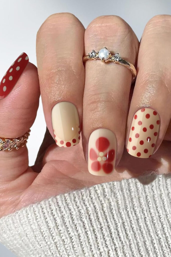 15+ Trending Polka Dot Nails for 2026